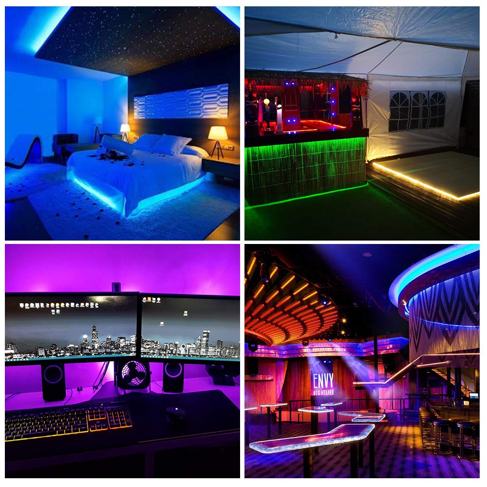 DC5V WS2812B 5050 Color Chasing RGB LED Light Strip 30LEDs/m 1.64-16.4ft DC5V WS2812B 5050 Color Chasing RGB LED Light Strip 30LEDs/m 1.64-16.4ft